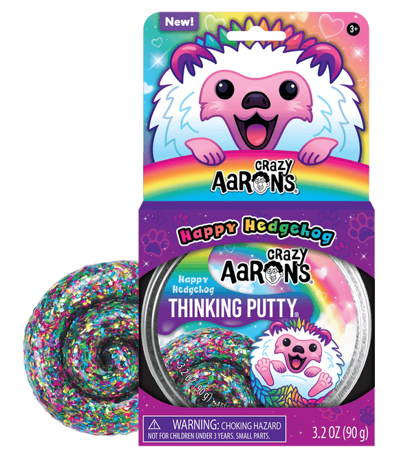 *** NEW FOR 2023 *** Crazy Aarons Putty : HAPPY HEDGEHOG 4