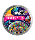 Crazy Aarons Putty : SOCIAL BUTTERFLY Rainbow Confetti Putty 4"