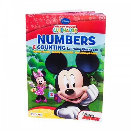 Mickey Numbers and Counting Workbook (32 pages)