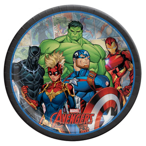 Marvel Avengers Powers Unite™ 9" Round Plates (8)