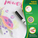 Crayola Fabric Fine Line Markers 10 Pack