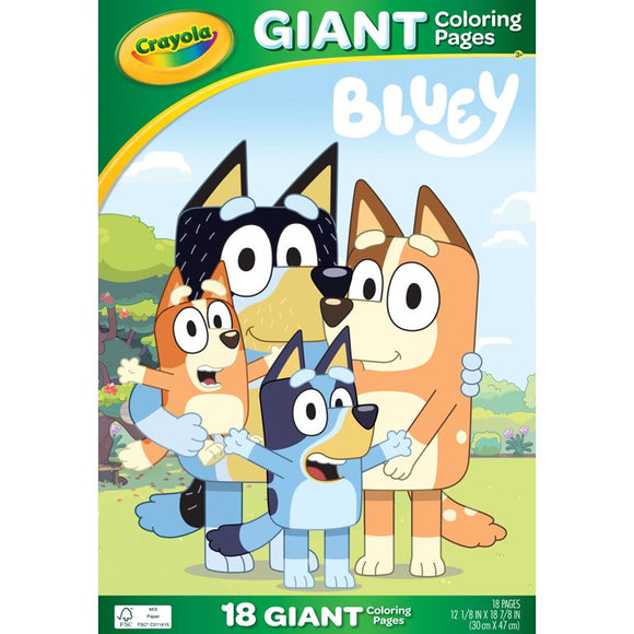 *NEW FOR 2022* Crayola Giant Colouring Pages - Bluey