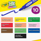 *** NEW FOR SPRING 2023 *** Crayola Silly Scents Smash-Ups Washable Slim Markers, 10 Count