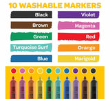Crayola Clicks Retractable Markers 10 Pk