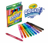 Crayola Clicks Retractable Markers 10 Pk