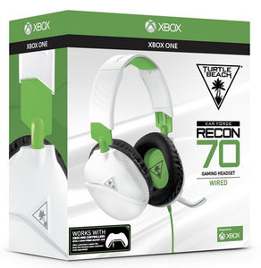 Turtle Beach - Recon 70 Wired Surround Sound Ready Gaming Headset for Xbox One and Xbox Series X|S - White/Green
