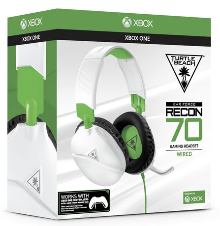 Turtle Beach - Recon 70 Wired Surround Sound Ready Gaming Headset for Xbox One and Xbox Series X|S - White/Green