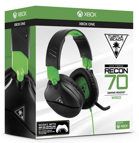 Turtle Beach - Recon 70 Wired Surround Sound Ready Gaming Headset for Xbox One and Xbox Series X|S - Black/Green