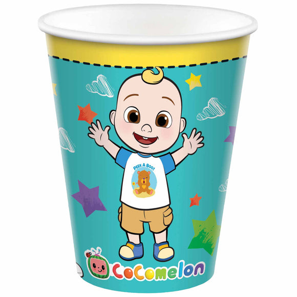COCOMELON 9OZ PAPER CUPS (8)