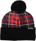 HELLO KITTY - Punk Plaid Beanie With Pom