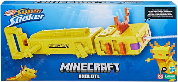 Nerf Super Soaker Axolotl Water Blaster