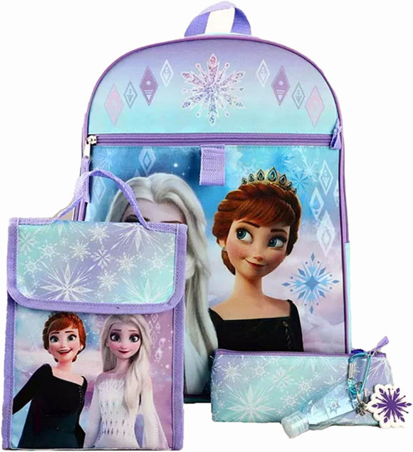 DISNEY -Frozen 6 PIECE KIDS BACKPACK SET