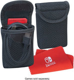 Nintendo Switch - 12" Hard Case for Game Console and Games - Black