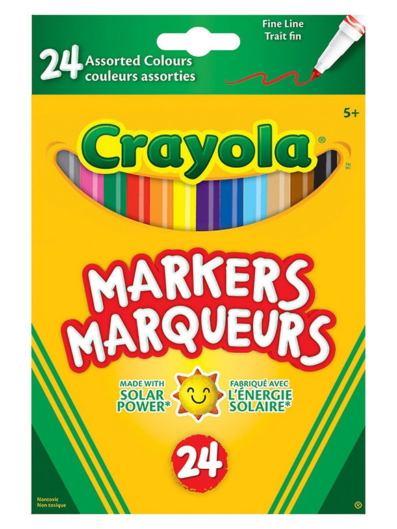 Crayola Fine Line Markers Colossal Collection 24 Count