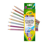 Crayola Metallic Colored Pencils, 8 Count