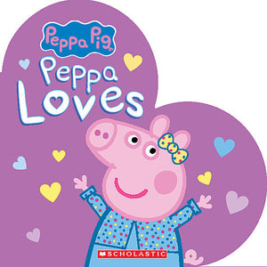 Peppa Loves (Peppa Pig) - Shaped Board Book