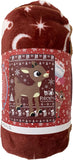 Classic Rudolph The Red Nosed Reindeer 4ft X 5ft Throw Blanket