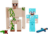 *** NEW FOR 2023 *** Minecraft Deluxe Figure 2PK Set