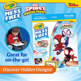 *** NEW FOR SPRING 2023 *** Crayola Color Wonder Mess-Free Metallic Paper & Markers Kit, Spidey & Friends