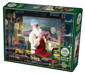 Cobble Hill 1000 Piece Puzzle, Santa's Hobby