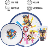 Paw Patrol Chase 3PC Melamine Plate/Bowl/Cup Set