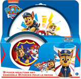 Paw Patrol Chase 3PC Melamine Plate/Bowl/Cup Set