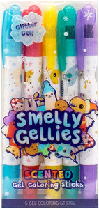 Glitter Smelly Gellies, Set Of 5, Holiday Scents