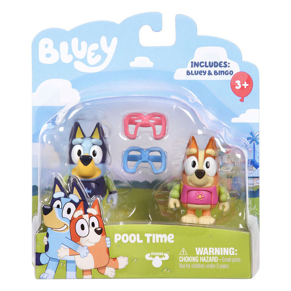 Bluey 2 Pack Figures - Pool Time