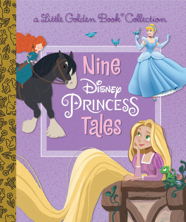Nine Disney Princess Tales (Disney Princess) a little golden book