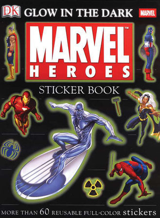 Ultimate Sticker Book: Glow in the Dark: Marvel Heroes