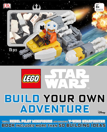 LEGO Star Wars: Build Your Own Adventure With a Rebel Pilot Minifigure and Exclusive Y-Wing Starfighter