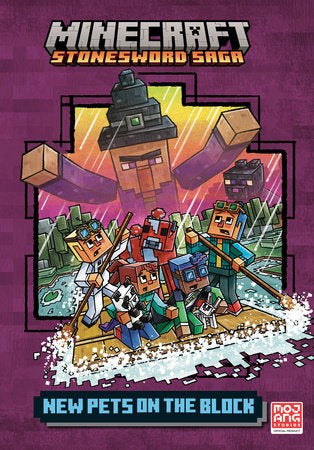 New Pets on the Block (Minecraft Stonesword Saga #3) (HARDCOVER)