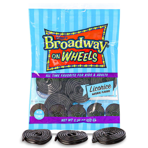 Gerrit's Broadway on Wheels Black Licorice Wheels - 5.29oz (Exp 09/23)