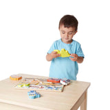 Melissa & Doug Construction Chunky Puzzle - 6 Pieces