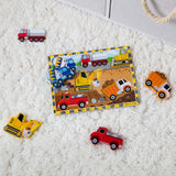 Melissa & Doug Construction Chunky Puzzle - 6 Pieces