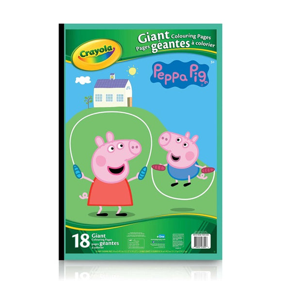 Crayola Giant Colouring Book - Peppa Pig