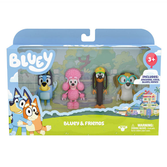 Bluey Figure - 4 Pack Friends (13014)