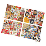 Kellogg's, 4 Puzzle Multipack, 500 Pieces Combine to Form Mega Puzzle: Cocoa Krispies, Corn Flakes, Fruit Loops, Rice Krispies