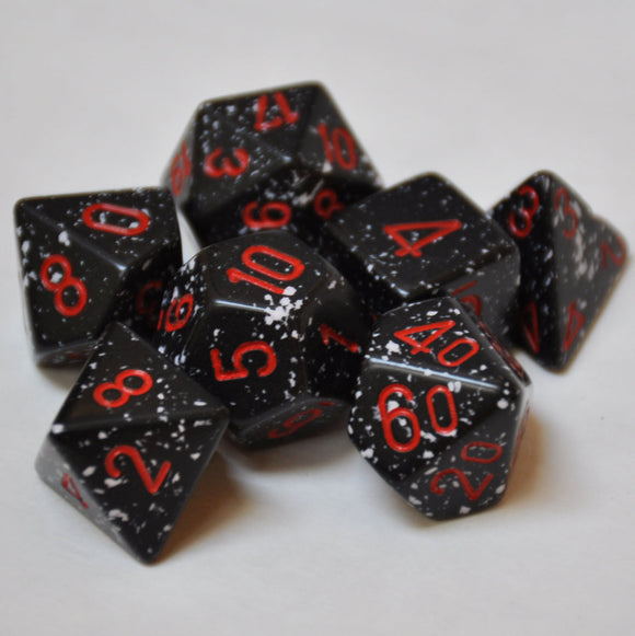 Koplow : Premium Polyhedral 7-Die Elemental Dice Set - Space