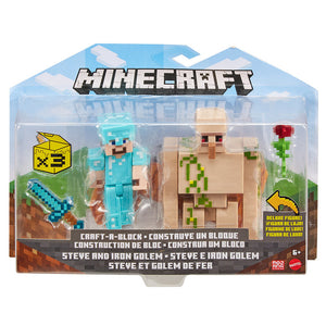 *** NEW FOR 2023 *** Minecraft Deluxe Figure 2PK Set