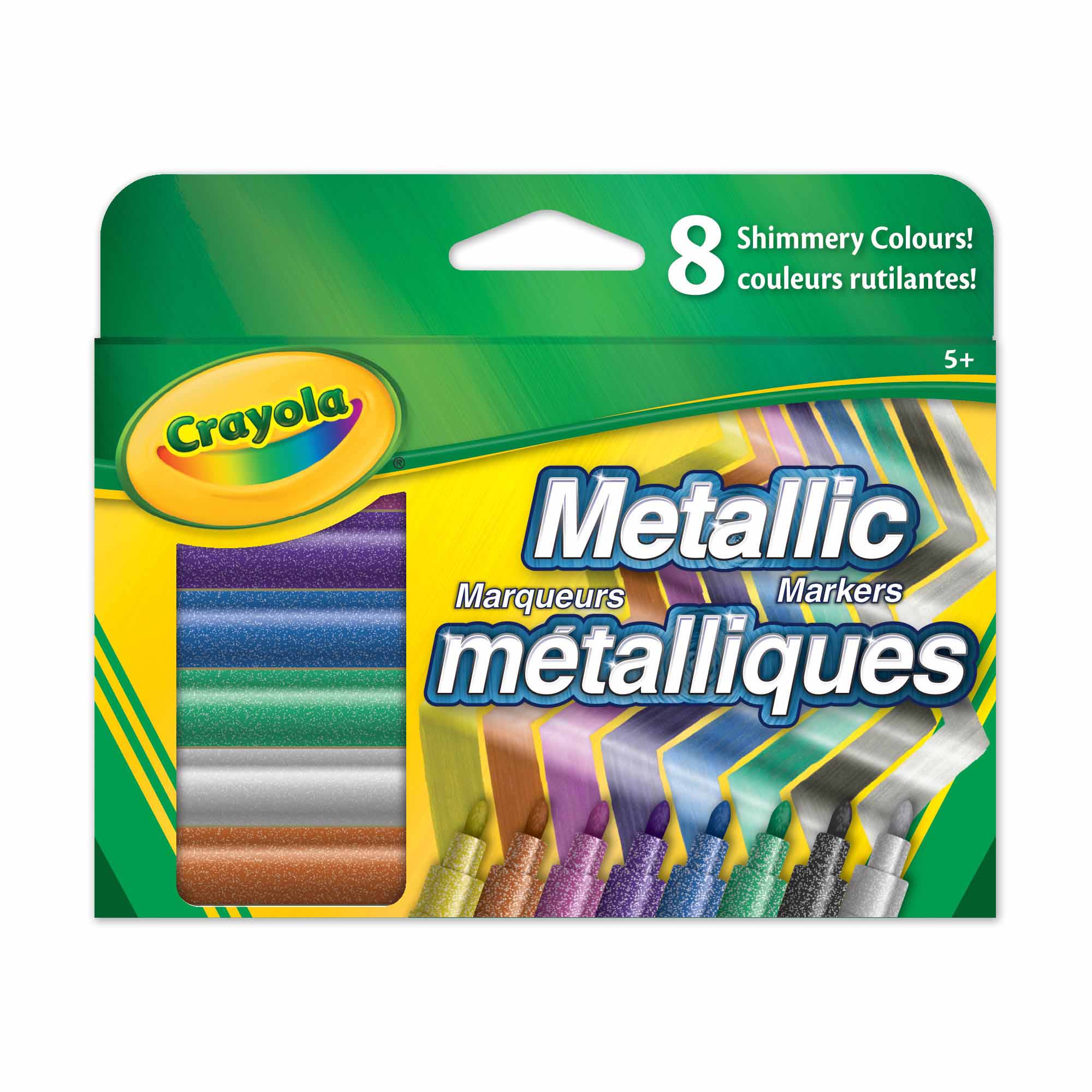 Crayola® 8-Count Metallic Markers