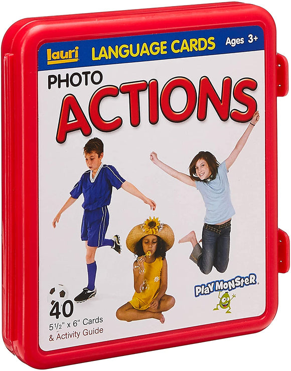 Action Verbs Language Cards - Playmonster