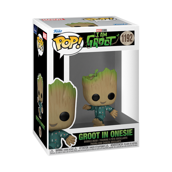 Funko Pop! Marvel Studios I AM GROOT : GROOT IN ONESIE