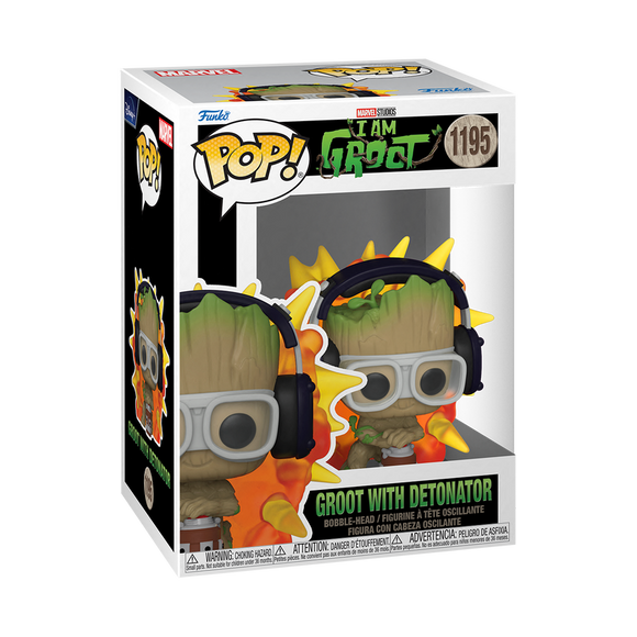 Funko Pop! Marvel Studios I AM GROOT : GROOT WITH DETONATOR
