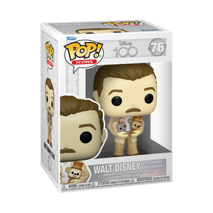 FUNKO POP! ICONS : DISNEY 100 WALT DISNEY WITH DUMBO AND TIMOTHY