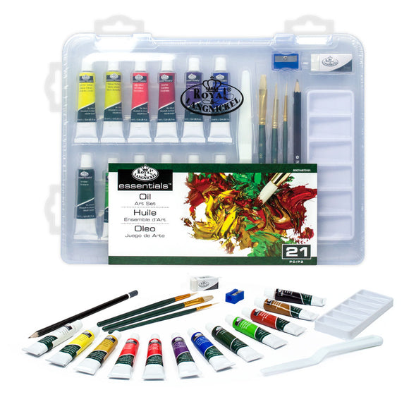 Royal & Langnickel: Oil Small Clear Art Set - 21 pc