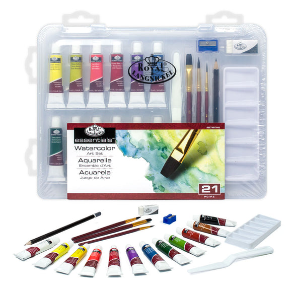 Royal & Langnickel: Watercolor Small Clear Art Set - 21 pc