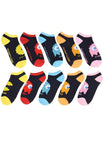 PAC-MAN - Juniors 5pk Ankle Socks