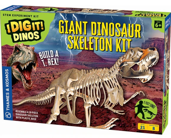 Thames And Kosmos: I DIG IT! AWARD WINNING Giant Dinosaur Skeleton Kit
