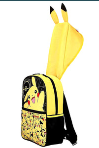 Pokémon Hooded Backpack Pikachu